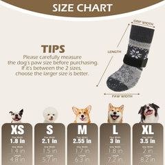 EXPAWLORER botas suaves para perros con protección de patas en interiores