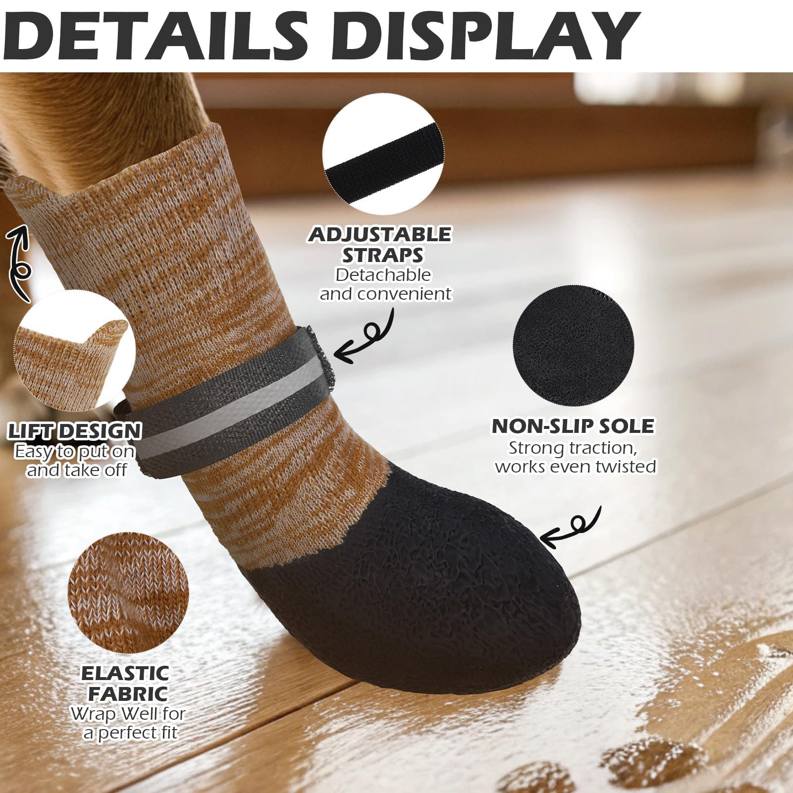 EXPAWLORER breathable material closeup highlights a comfortable cotton-poly blend.