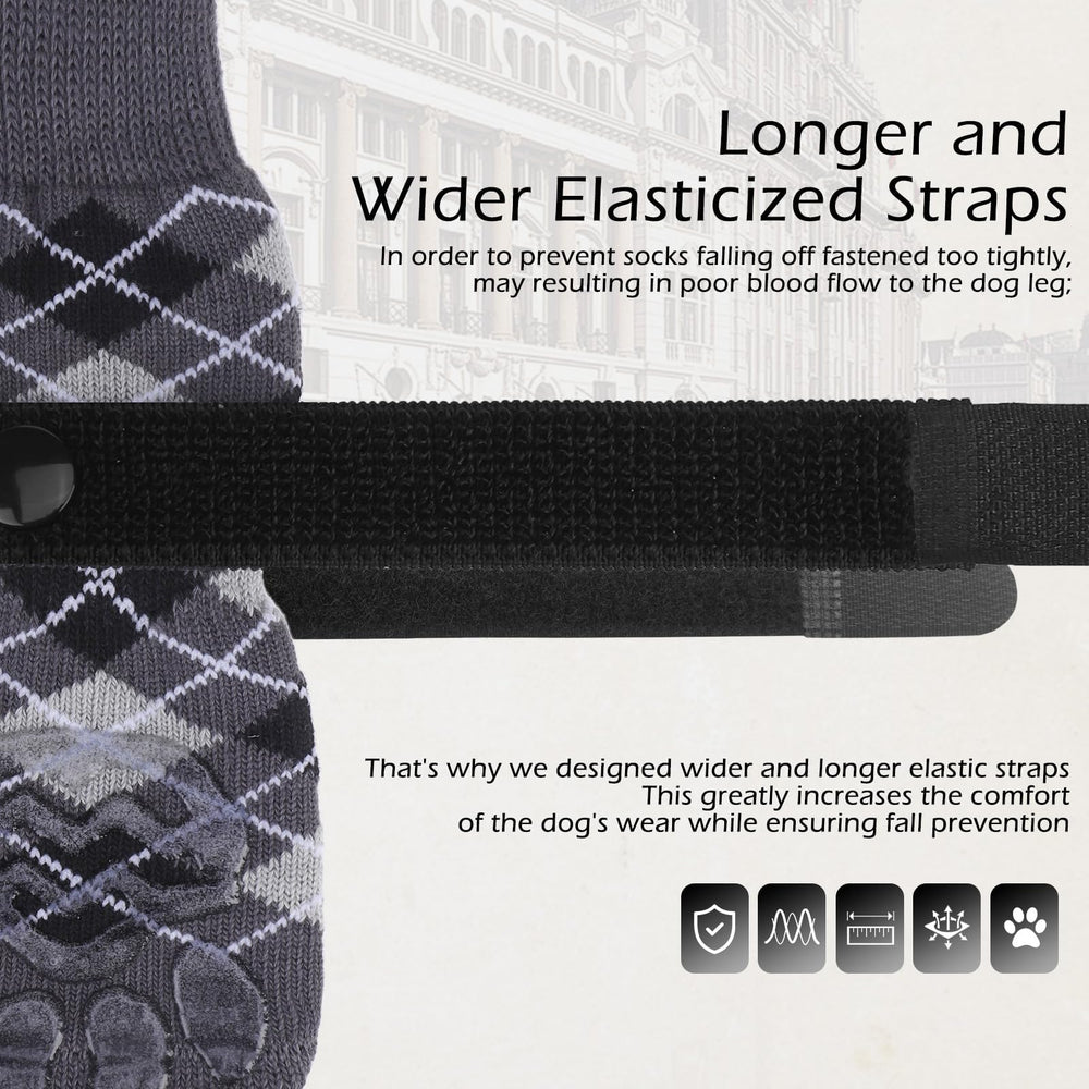 EXPAWLORER dog socks breathable materials keep paws comfortable
