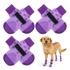 Calcetines antideslizantes EXPAWLORER para patas: mejor tracción en suelos lisos