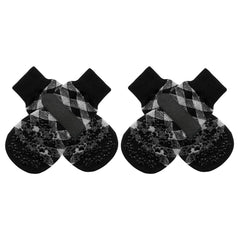EXPAWLORER calcetines antideslizantes para perros: mejor agarre en interiores y previenen lamido de patas.