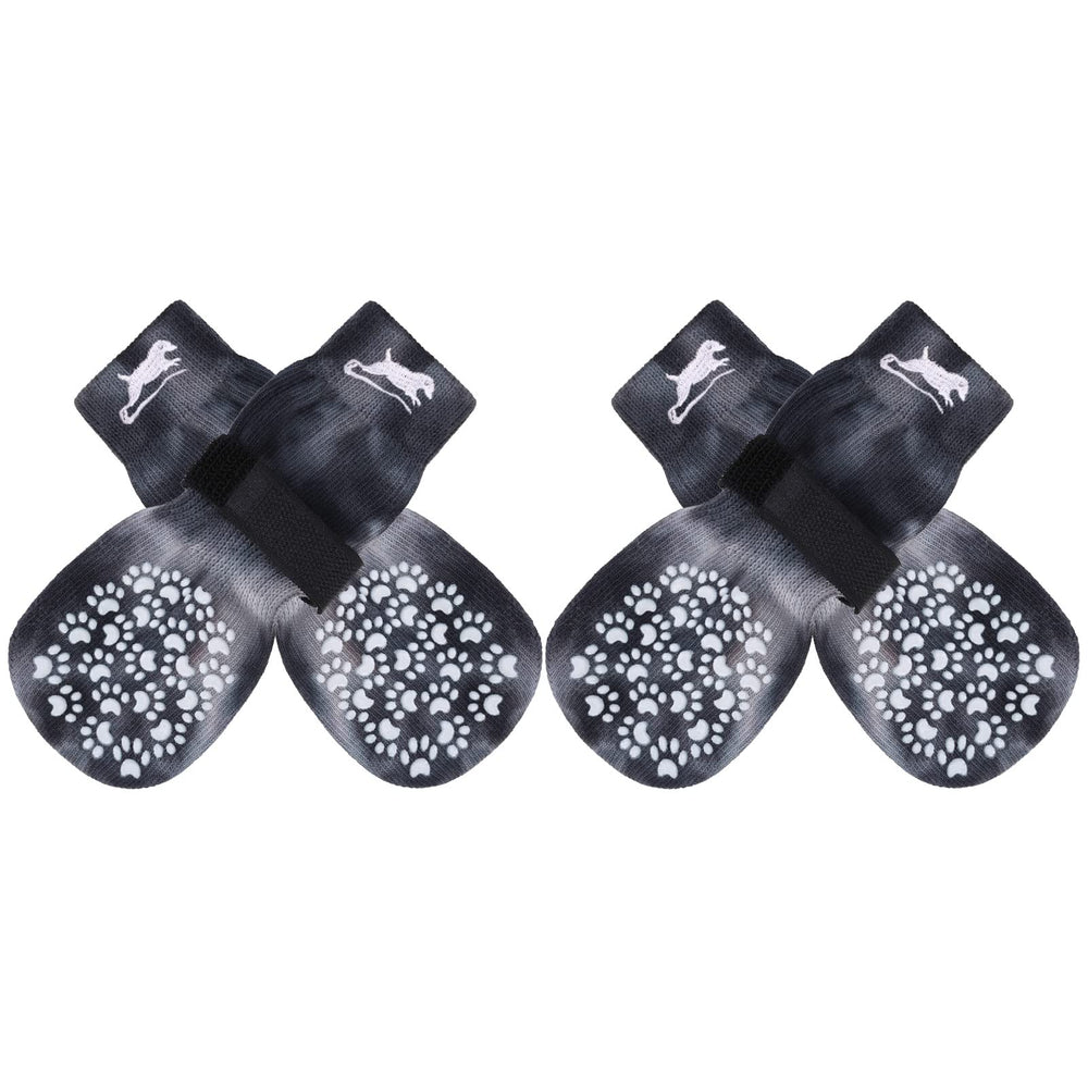 EXPAWLORER calcetines antideslizantes para perros con agarre en suelas.
