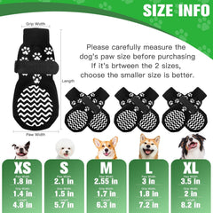Expawlorer calcetines para perro, ajuste elástico para uso interior y exterior.