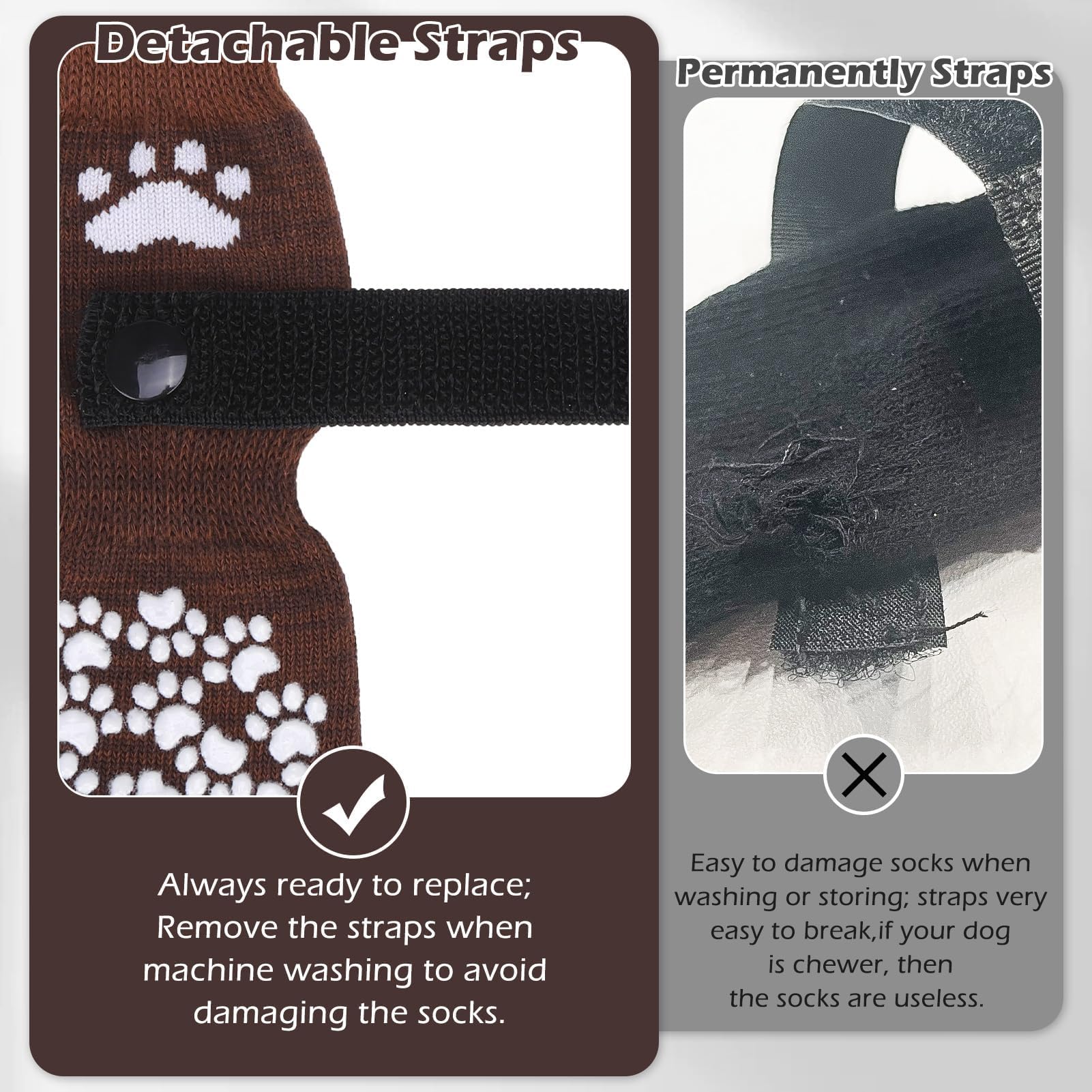 EXPAWLORER calcetines con ajuste elástico, se adaptan mejor a las patas.