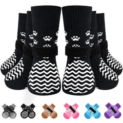 Expawlorer calcetines para perro, antideslizantes con agarre en ambas caras para suelos lisos.