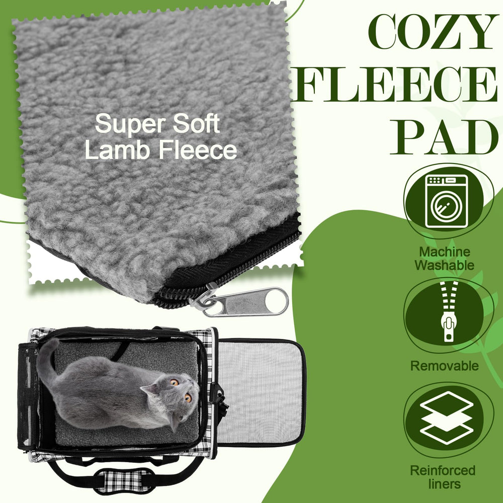 EXPAWLORER interior-sheepskin cushion highlights comfortable, pet-friendly padding