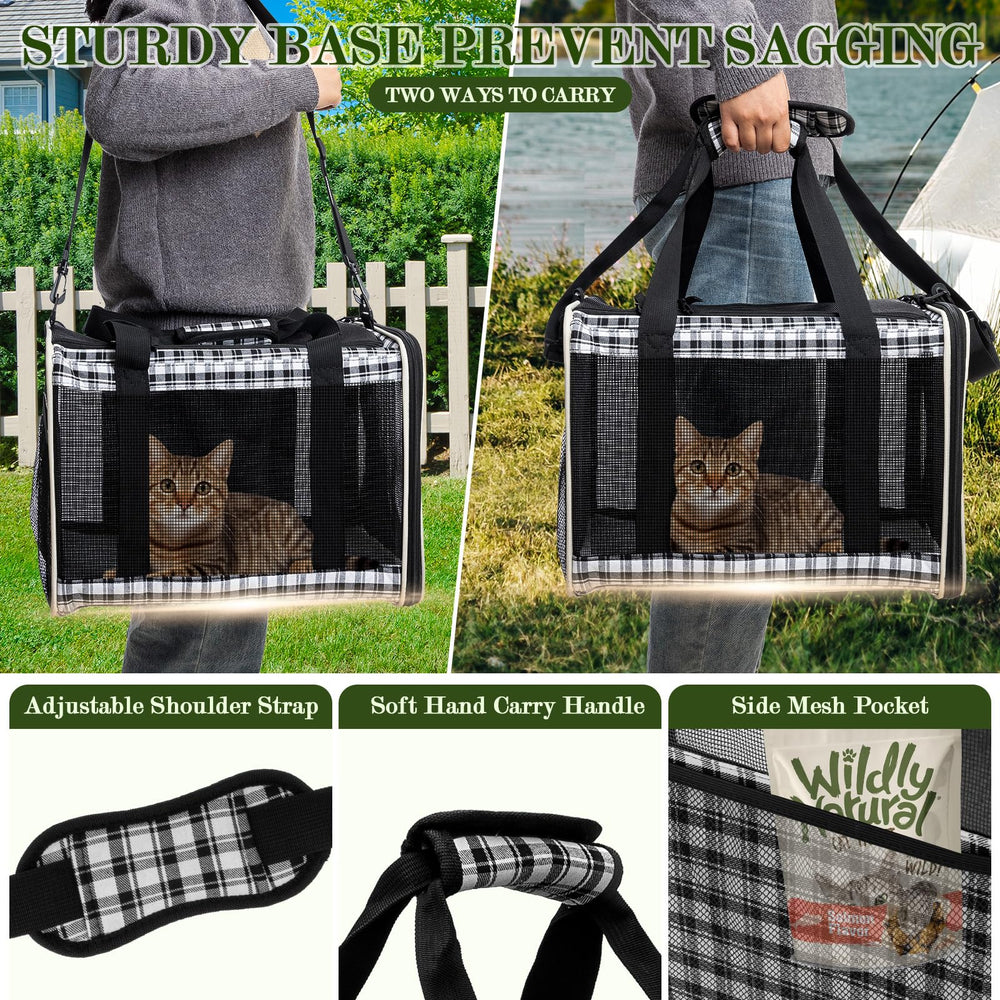 EXPAWLORER 4-sided-ventilation mesh ensures airy visibility and pets stay cool