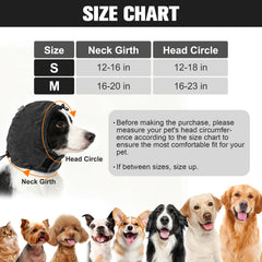 EXPAWLORER dog calming hoodie side fit demonstrates adjustable design for a secure, comfortable wear