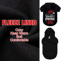 EXPAWLORER Dog Christmas Hoodie leash-hole design enables stress-free outings.