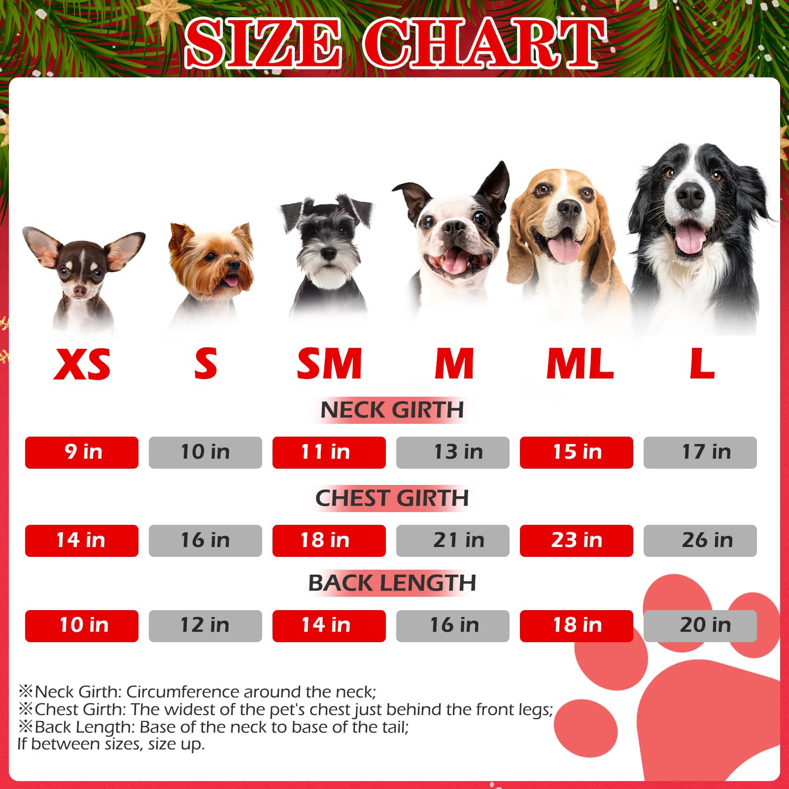 EXPAWLORER dog Christmas sweater green side view shows fit across torso for various breeds