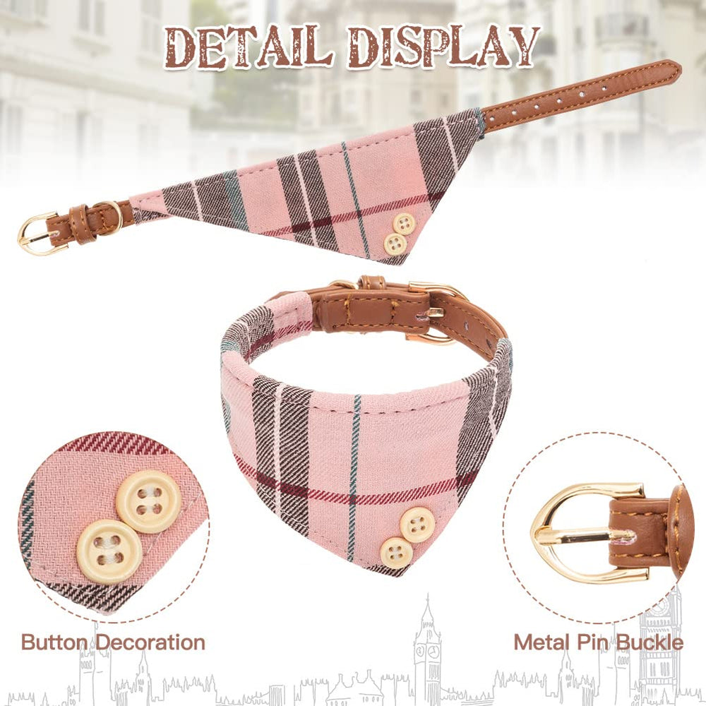 EXPAWLORER dog collar bandana detail for casual charm
