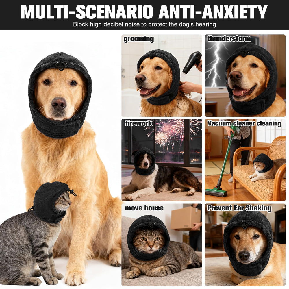 EXPAWLORER dog-fireworks-thunder-use reduces exposure to loud noises