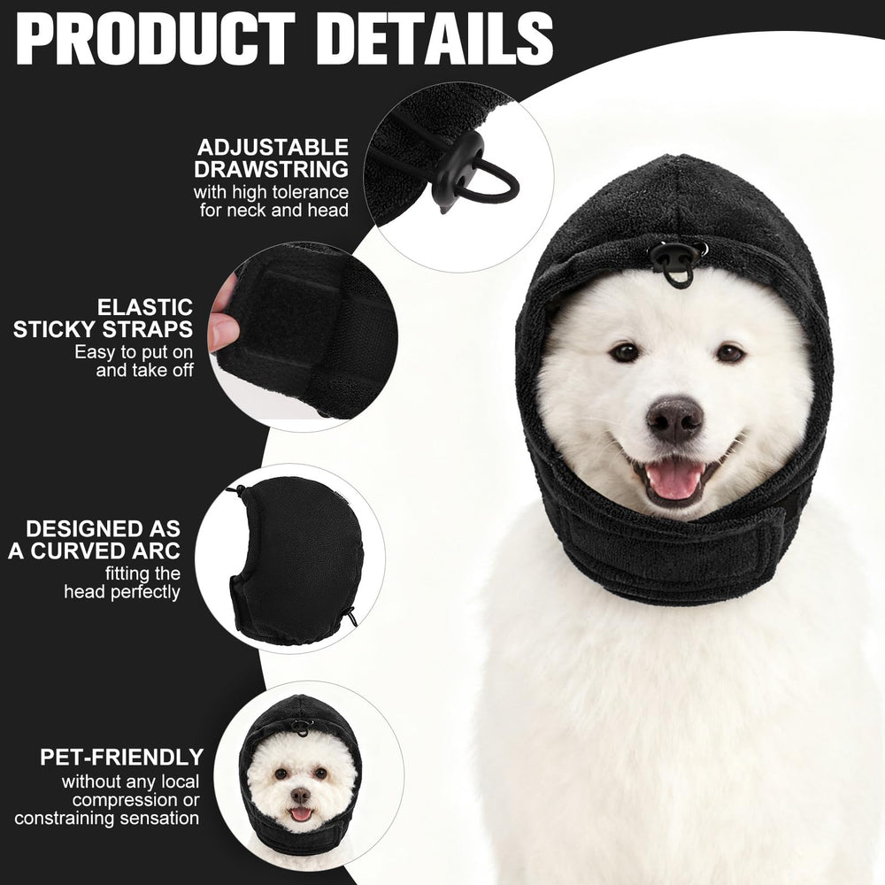 EXPAWLORER dog-hoodie-adjustable-buckle showcases secure fit for different head sizes