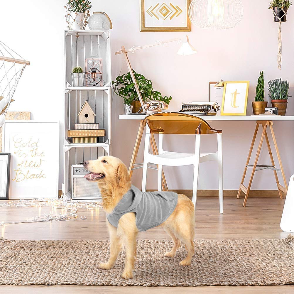 EXPAWLORER dog hoodie fabric closeup soft polar fleece for warm layering