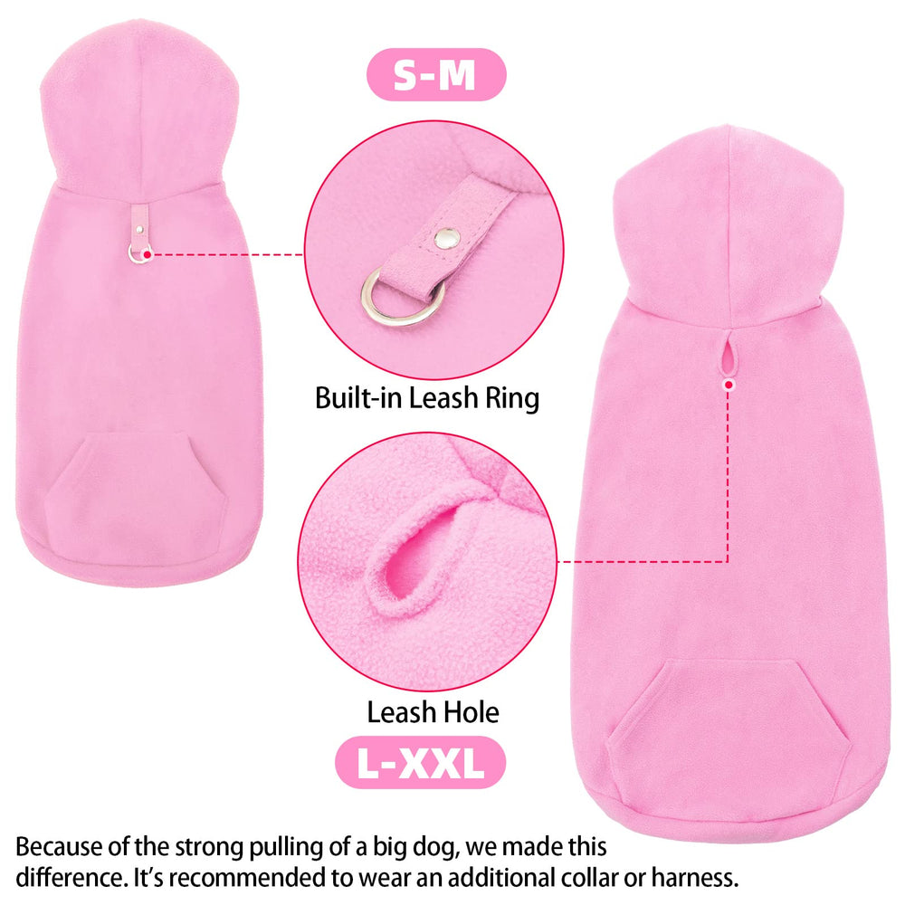 EXPAWLORER hoodie pocket detail showing storage for snacks or bags.