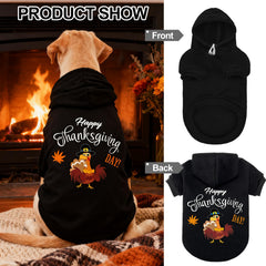 EXPAWLORER Dog Hoodie with ribbed cuffs for a snug, cozy fit