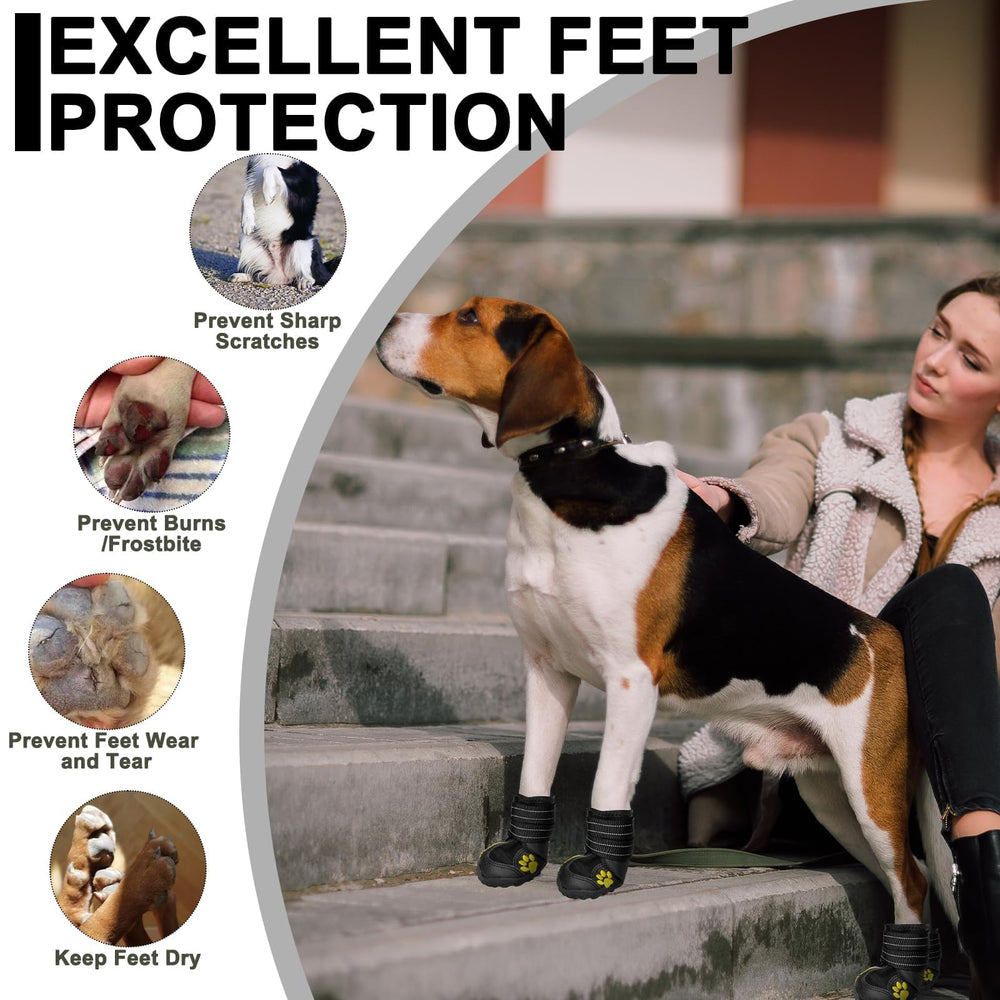 EXPAWLORER size 8 fits paws up to 1.4 inch width for a secure fit.