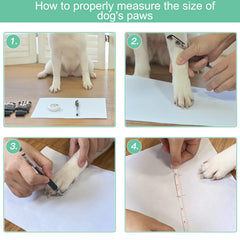 EXPAWLORER adjustable-straps closeup demonstrates snug, secure fit for various paw shapes.