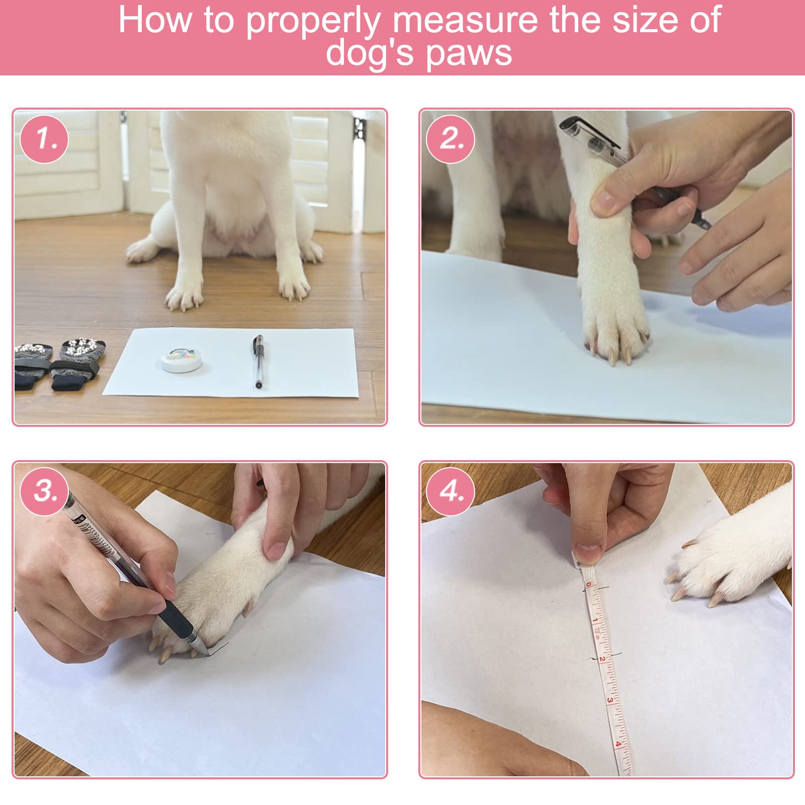 EXPAWLORER dog socks provide traction on hardwood floors to improve footing