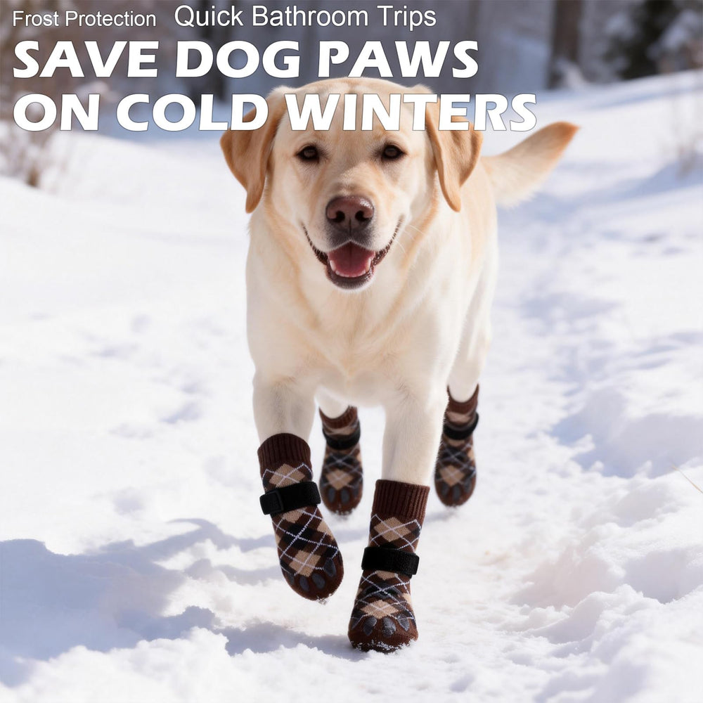 EXPAWLORER dog-socks upgraded-anti-fall with detachable-strap for secure fit.