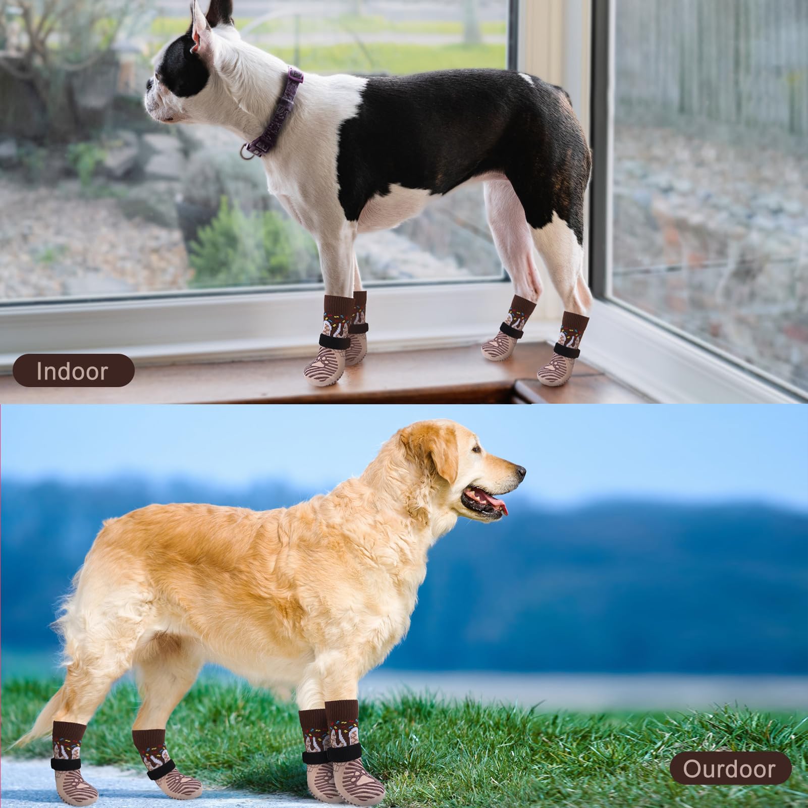 EXPAWLORER calcetines multiuso para uso interior y protección al aire libre.