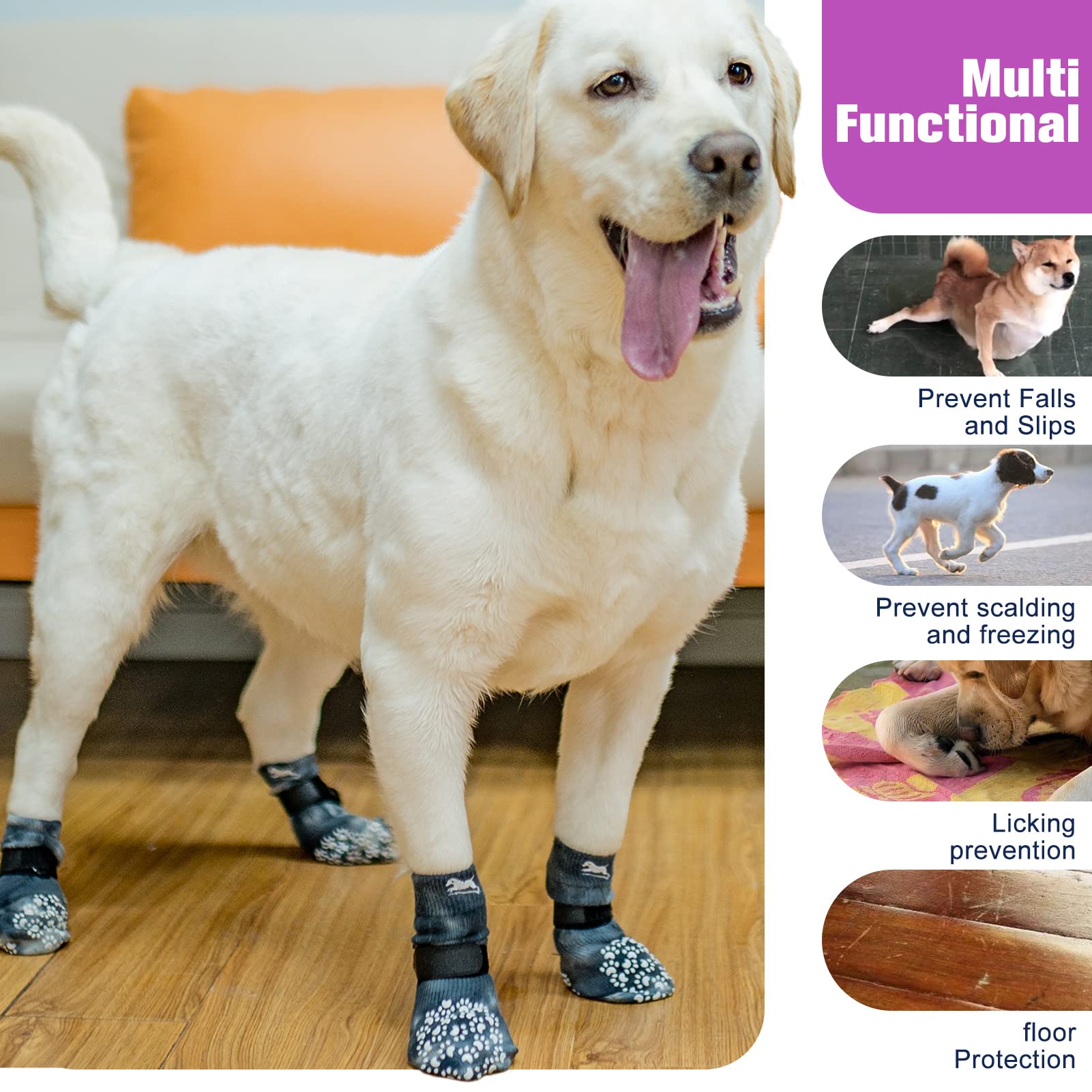 EXPAWLORER Material elástico transpirable para ajuste cómodo.
