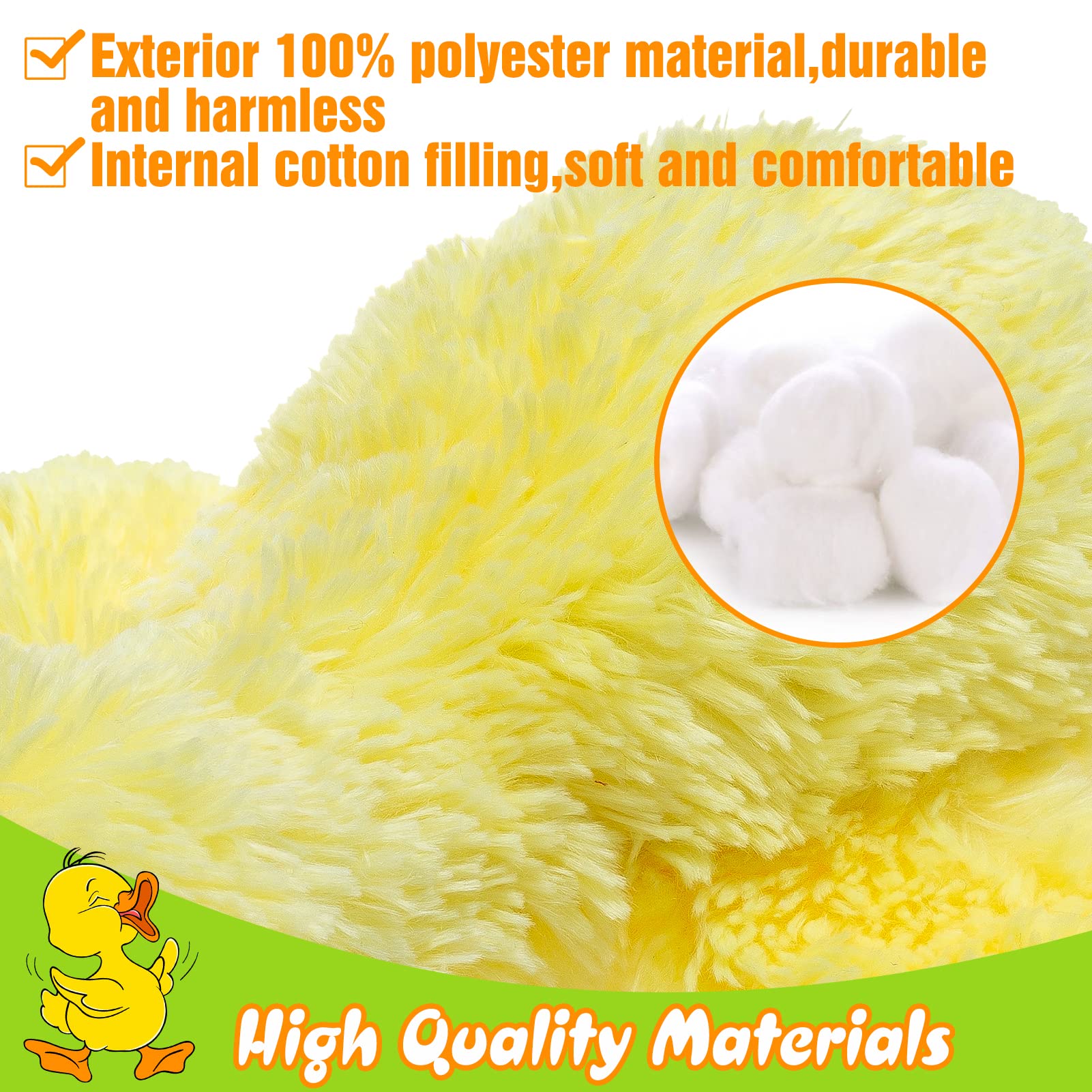 EXPAWLORER Plush Squeaky Duck Toy helps guide dogs during play and training