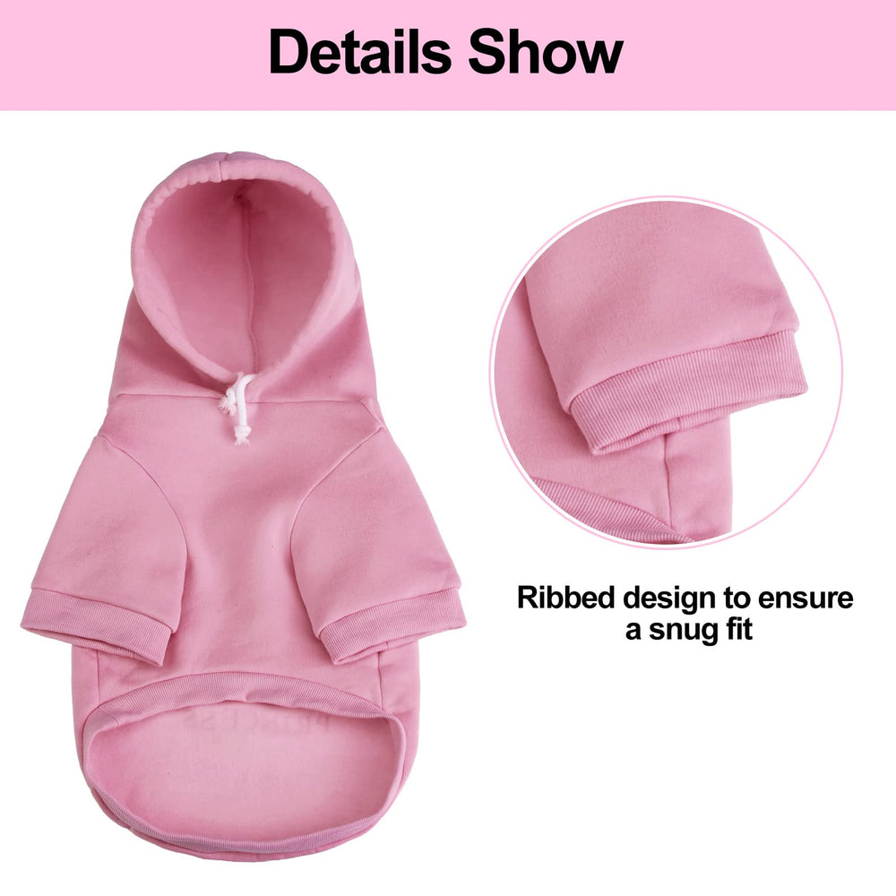 EXPAWLORER Princess hoodie leash hole detail enables easy outdoor walks