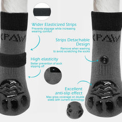 EXPAWLORER protección de patitas, suela antideslizante, adecuada para temperaturas extremas