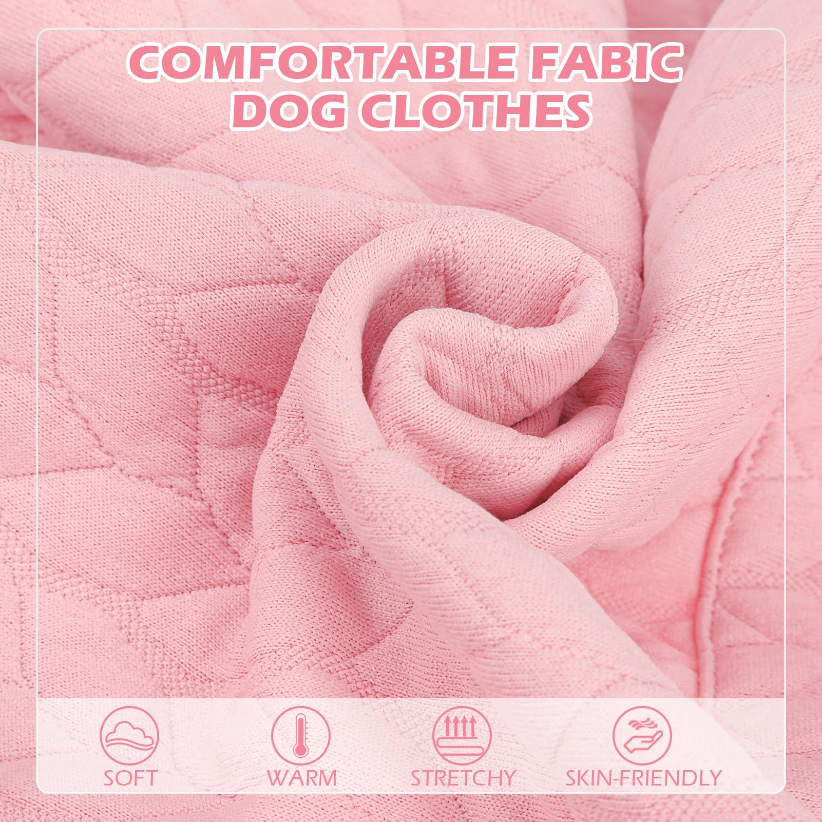 EXPAWLORER textured cable-knit dog hoodie elastic cuffs and hem improve warmth retention