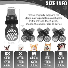 Expawlorer zapatillas para perros en interiores, evitan resbalones en suelos de madera.