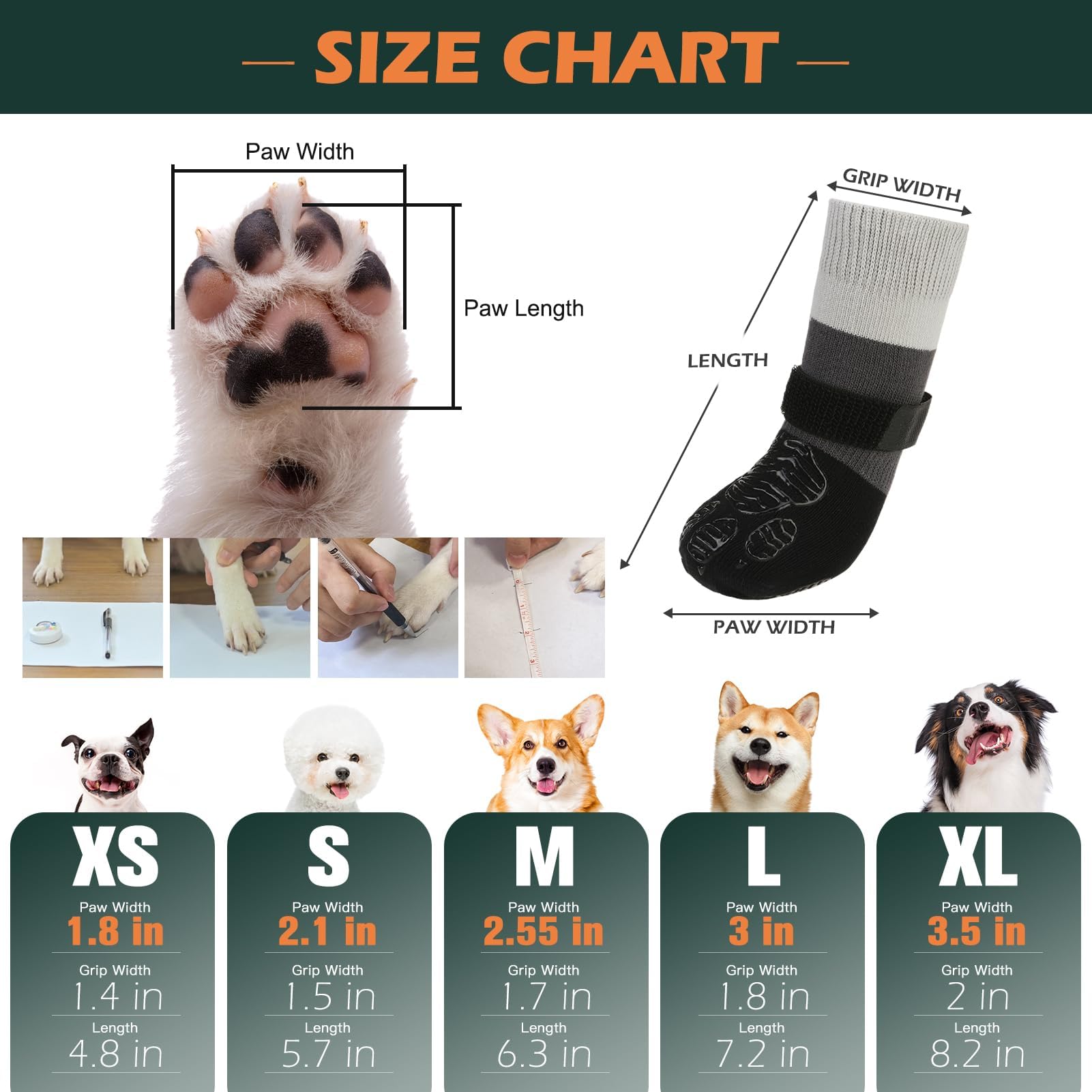 EXPAWLORER zapatillas-perro-patitas-frio protegen las patas del frío y del suelo
