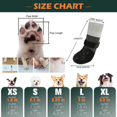 EXPAWLORER zapatillas-perro-patitas-frio protegen las patas del frío y del suelo