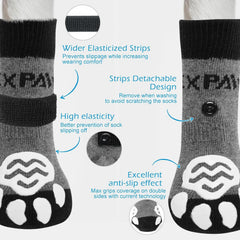 Expawlover calcetines antideslizantes para perros, mayor tracción en suelos lisos.