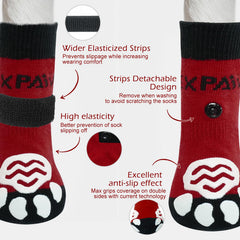 EXPAWLORER double-side nonskid traction provides extra grip on slick surfaces.
