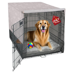 Explore Land breathable crate cover with mesh ventilation promotes airflow for pet comfort