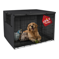 Explore Land crate cover front view providing sunshade protection for 36-inch crates