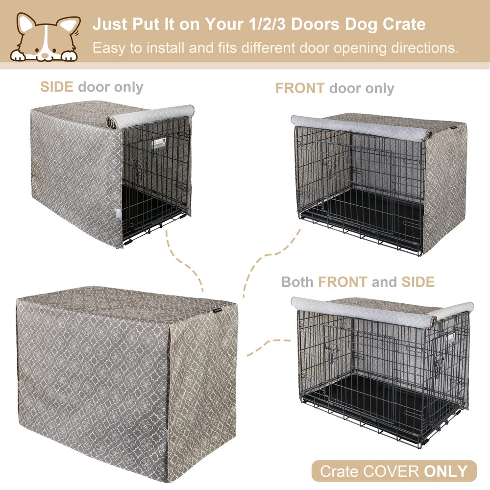 Explore Land crate cover with hoop-and-loop closures enables quick, secure setup.
