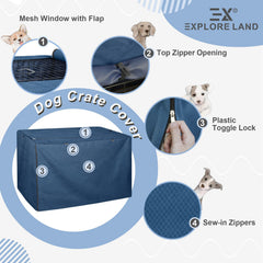 Explore Land breathable panel view highlights airflow for cooler crate interiors.