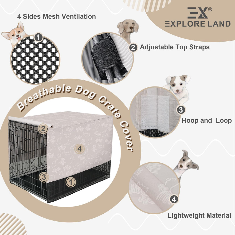 Explore Land crate cover easy-install design simplifies draping and securing on crates.