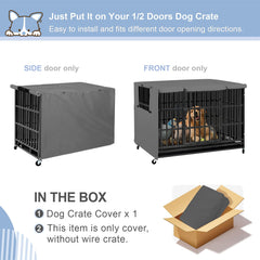 Explore Land dog crate cover sunshade doors for versatile access.