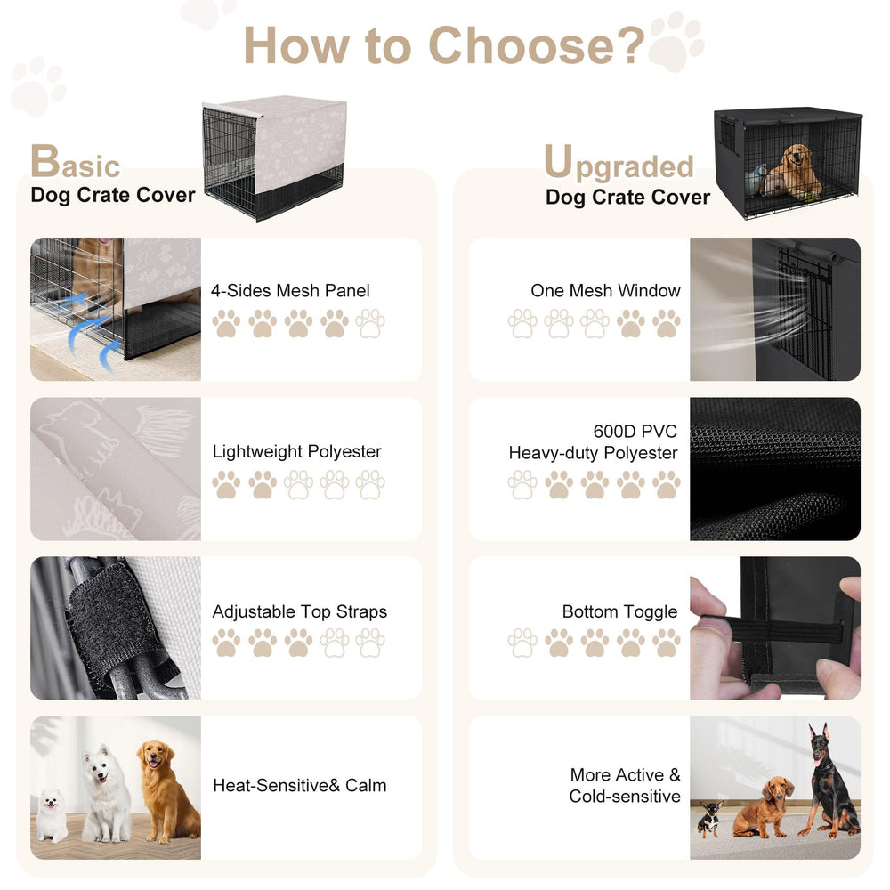 Explore Land privacy-space crate cover shields pets from distractions during travel or sleep.