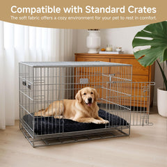 Exsnugy 47x29 inch bed mat offering spacious lounging for large dogs