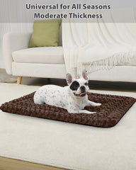 Exsnugy bed mat machine-washable with care label for easy cleaning.