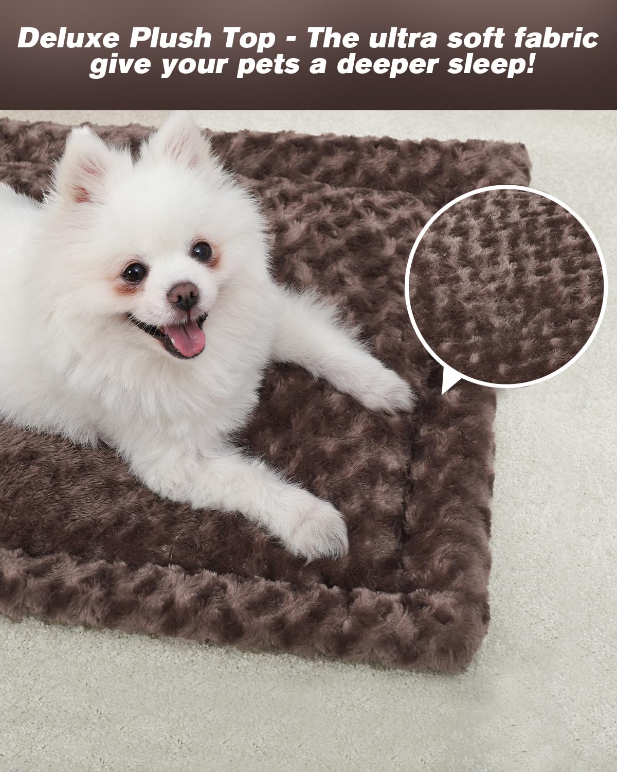 Exsnugy bed mat reversible design side view with cooling surface for summer.
