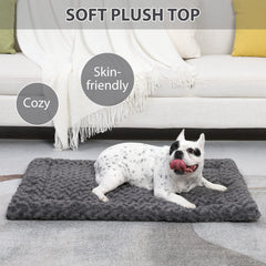 Exsnugy reversible crate pad gray side for dual styling