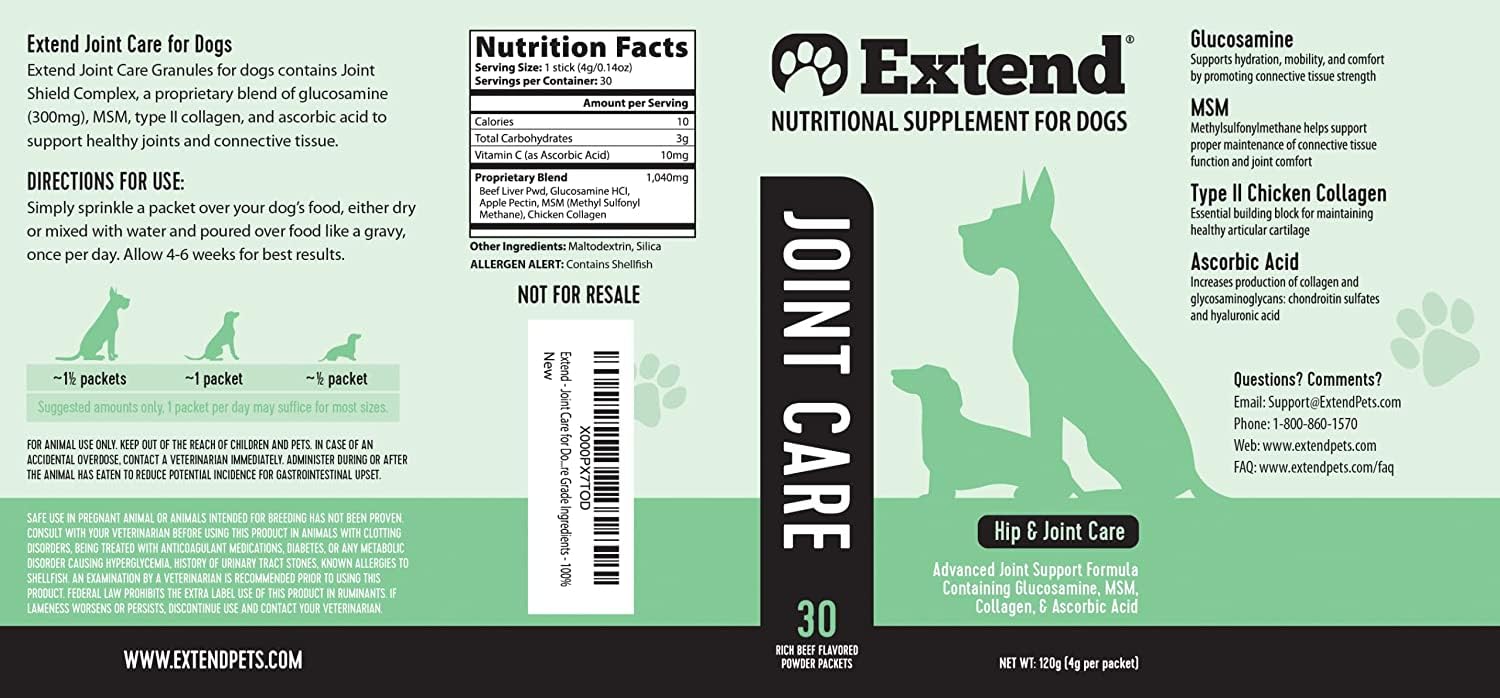 Extend Joint Care money-back guarantee image—builds trust with risk-free purchase.
