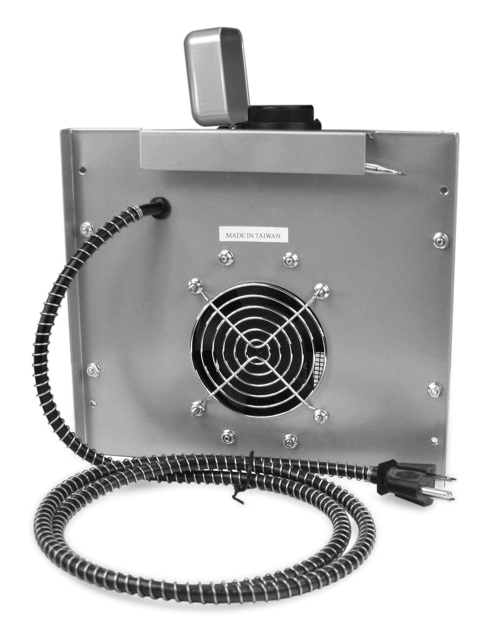 Extreme Consumer Products Dog House Heater Plus thermostat control demonstrates adjustable temperature.