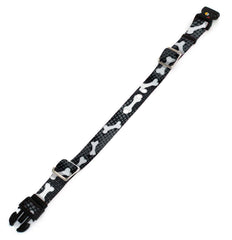 Extreme Dog Fence Black Bones strap laser-cut holes enable a universal, secure fit.