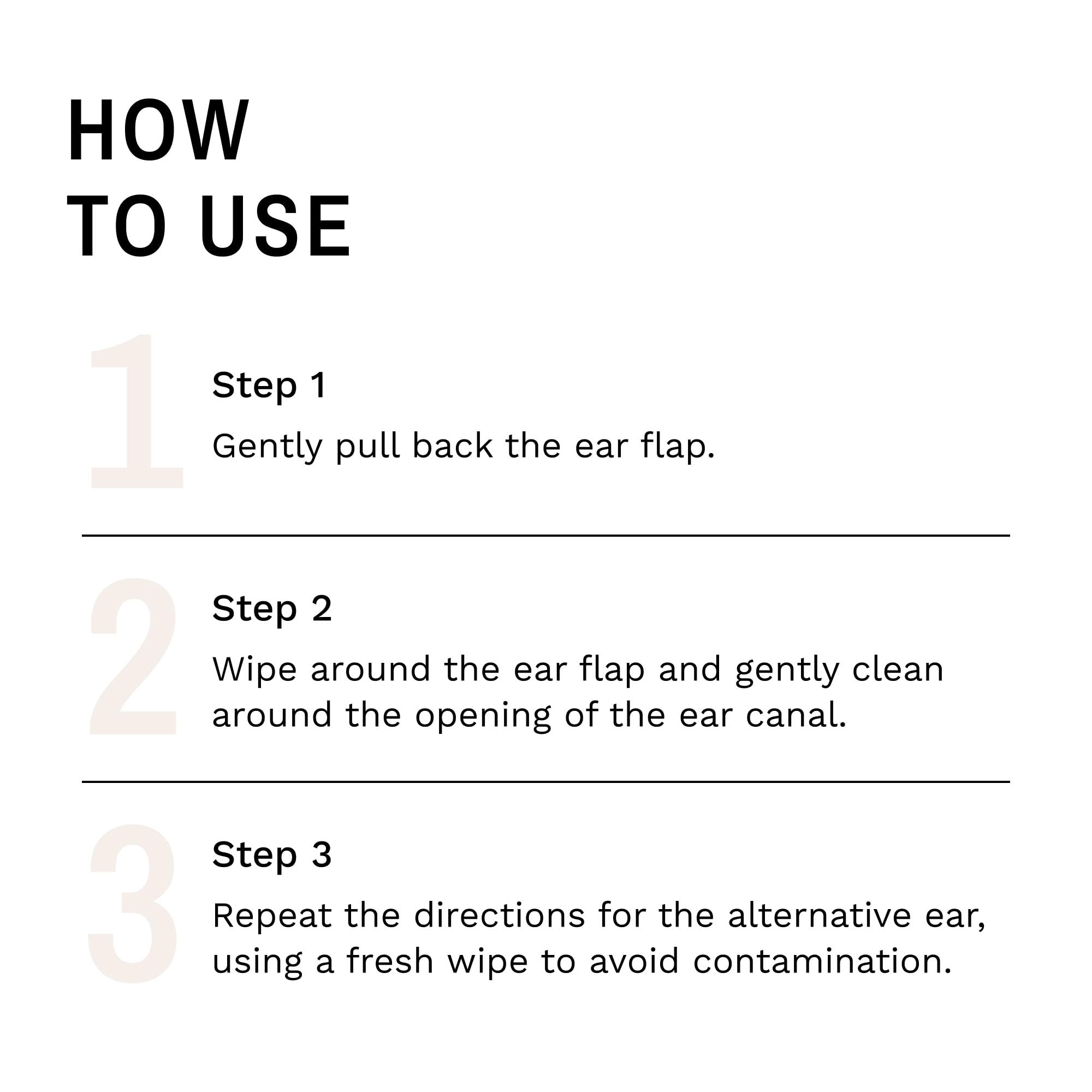 Eye Envy can be used daily to reduce odors and debris buildup.